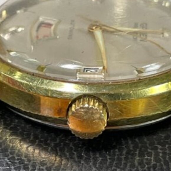 Gruen Precision Watch 17 Jewel Men's 10K Gold Fill Day-Date Automatic Watch